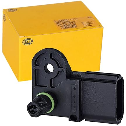 HELLA 6PP 358 152-531 Sensor, Boost Pressure - 5 V - 4-Pin - with Gaskets