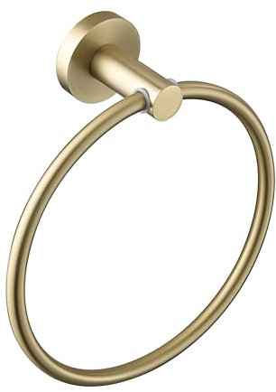 Bristan RD BB Anneaux Porte-Serviettes Ronds en Laiton brossé