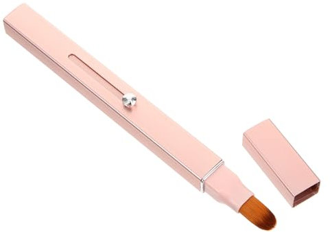 BELLIFFY Pinceau à Lèvres Double-embout Applicateur De Gloss Lèvres Outil De Maquillage Pratique Pour Femme Brosse De Et Ombre à Paupières Design Rétractable Et Ergonomique