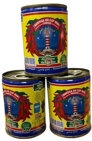Harissa Paste 135g Tin from Tunisia 135g*3 Pcs