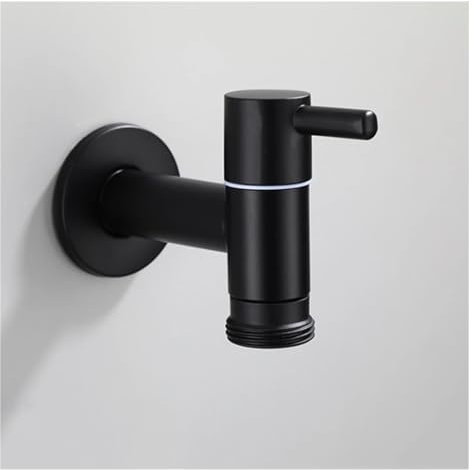 Machine à laver finie en acier inoxydable 304, couleur noire, robinet de jardin extérieur, robinet d'eau du robinet(3-4)