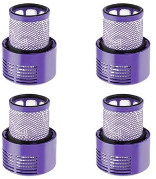 Compatible con Dyson V10. Filtro HEPA, accesorios for aspiradora robot. Filtro lavable, repuestos de limpieza.(4pcs)