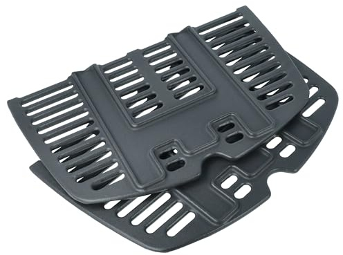 vhbw 2X Grillrost Ersatz für Weber 7644 für Gasgrill, Grill - Gusseisen 21 x 32 x 0,8 cm