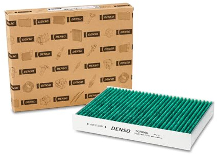 DENSO ClearAir+ Innenraumfilter (Teilenummer DCF836A) 5-lagige Filterung mit antibakteriellem Schutz, entfernt bis zu 99% aller Bakterien und Viren