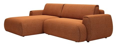 Vente-unique - Schlafsofa 4 Monelia - Polyester - Terracotta