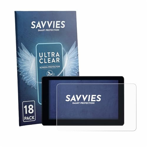 Savvies 18 Stück Schutzfolie für Zontes 368G 2025 Displayschutz-Folie Ultra-Transparent