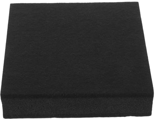 Black Sound Isolation Pad for Floor Drums Recording Playback | Rubber and Plastic Build, Sound Absorption and Shock Absorption, Easy Installation, Strong Durability