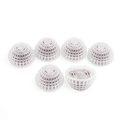 Sourcingmap® 6Stk Plastik Aquarium Garnelen Fisch Tank Moos Kugel Halter Pflanzen Filter DE de