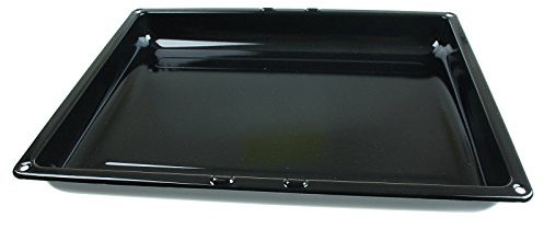 Qualtex grande profunda para horno bandeja de horno Tin Pan 280 x 355 mm), color negro