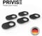 Privise – Cubierta para Webcam, Cámara de Celular, Smartphone, Teléfono Inteligente, Laptop, Computadora de Escritorio, Protector de Privacidad de plástico Ligero, 5 Piezas – Negra