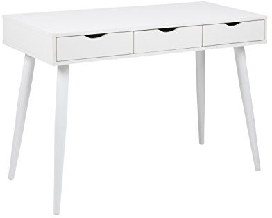 AC Design Furniture Schreibtisch Ivar, weiss, MDF, B: 50 x T: 110 x H: 77 cm