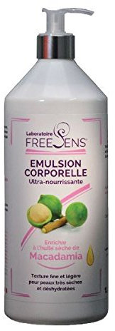 FREESENS Emulsion pour Corps Huile Macadamia - Lot de 3