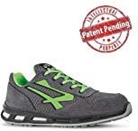 SCARPE ANTINFORTUNISTICA 'POINT' - 1069675 - Tomaia in pelle scamosciata morbida e nylon ultra traspirant