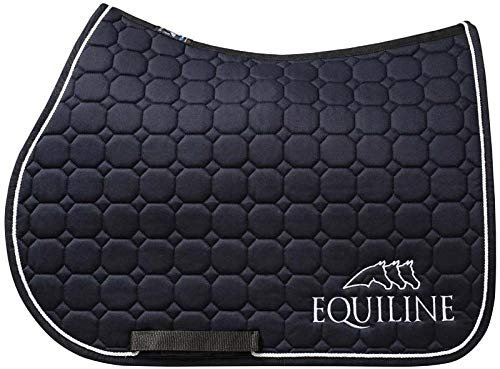 Equiline Satteldecke Englisch Modell Outline schwarz DN - Dressage rechteckig