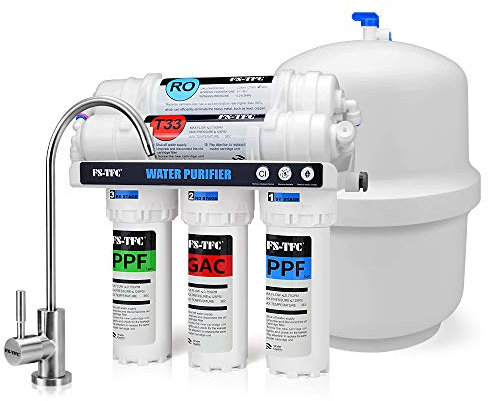 FS-TFC Osmosis inversa 100 GPD sistemas de filtro de agua potable de 5 etapas