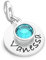 Anhänger Gravur Charm Silber personalisiert Frau SCHILLERND 925 Sterling Silber Namen für Bettelarmband