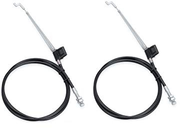 Wvzong Replacement Recliner Cable 2x - Metal & Rubber & Plastic - Durable & Long Lifetime - Suitable for Various Functional Sofas & Chairs - DIY Assembly