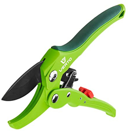 VERTO Gartenschere heckenschere | Gartenschere Ergonomische Garten-Pflanzen-Blumenschere Gartenwerkzeug Universal-Gartenschere Präzisionsklinge | Schnittdurchmesser 20 mm