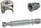 AERZETIX: 30 insiemi perno raccordo montaggio rastex pannello 18mm mobile manicotto caviglia in metallo C41554