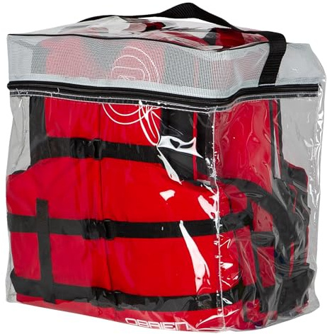 O'Brien 4 Pack General Purpose Life Jackets, Red