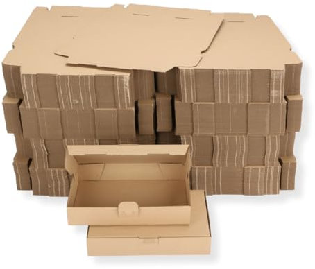 400 St. Maxibriefkarton 240 x 160 x 45 mm DIN A5 braun Warensendung Faltkarton, Warenpost, Klappdeckelkarton