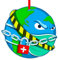 SICOHOME 2020 Weihnachts-Ornament, 7,6 cm, Quarantäne, Weihnachtsdekoration 2020, lustige Gesichtsmaske, Ornament The World was Locked Down Ornament für Weihnachtsbaumdekoration
