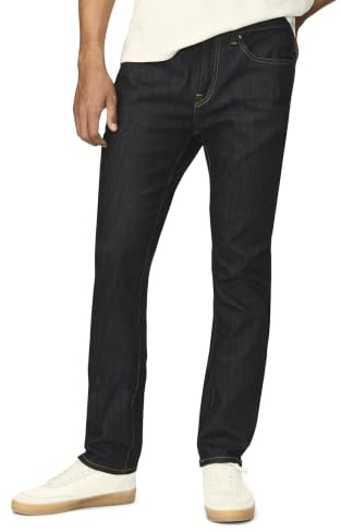 Buffalo David Bitton Men's Slim Ash Jeans, Rinse Wash Indigo, 30W x 30L