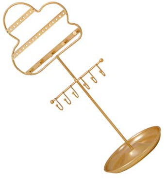 BESTonZON 1stk Ohrringhalter Schmuckständer Schmuck Tablett Halsketten-ausstellungsständer Ringschale Aus Metall Organisator des Ohrringständers Korn Lagerung Eisen Aufbewahrungskiste