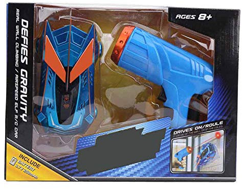 Zerodis RC Car Fahrzeug, Infrarot Follow Light Sensor Wandklettern Rennwagen Allradantrieb Fernbedienung Klettern Rennwagen für Kinder Mädchen(Blau)