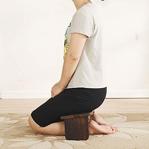 FZYE Massivholz-Meditationshocker, Meditationsbank, tragbare klappbare Beine, ergonomischer Meditationstisch, ideal für tiefere und längere Meditation