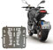 3D Carbon Design 1x Kennzeichenhalter 220 X 200 mm 22 x 20 cm Rahmenlos 100 Prozent Edelstahl (Rostfrei) 0,8 mm dick - Für Motorrad Roller Traktor Anhänger Quad Krad Geländewagen LKW SUV