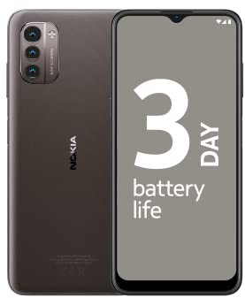 Nokia G21 6.5” HD+ Smartphone with Android 11, 90 Hz Refresh Rate, 18W Quick Charging Compatible, 4GB RAM and 64GB Storage, 5050 mAh, 50 MP Triple Camera - Dusk (Renewed)