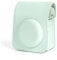 Retro Camera Case Bag Mint Green PU Leather Protective Cover Case for Fujifilm Instax Mini 12 Instant Film Camera