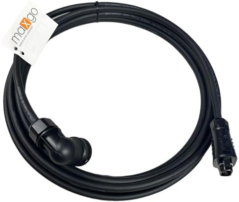 maxgo Solar Kabel AC- Stromkabel Verlängerungskabel H07RN-F 3G1,5mm² HMS-Feldstecker BC-05 Buchse Connector auf Wieland-Stecker Für Mikro-Wechselrichter Größe:15m