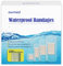 ourmed Waterproof Clear Bandages, Stays On Skin in The Bath, Shower Or Pool, Adhesive Bandages for First-Aid Wound Care of Minor Cuts and Scrapes, Assorted Sizes, 100 Count