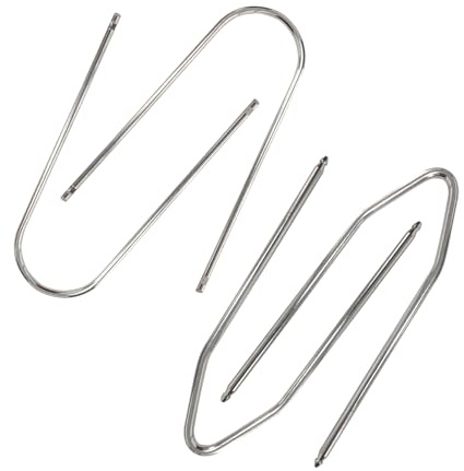 Dickno 4 PCS Car Radio Removal Pry Tool, U/V-Shaped Stainless Steel Auto Stereo Release Tool Kit, Universal Radio Remover for Disassembly of Most Vehicle Audio Frequency Converter (U+V Shaped)
