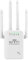 CENMEN Repetidor InaláMbrico de Enrutador WiFi de 300M Extensor de Amplificador de SeñAl de 2,4G Amplificador de SeñAl de Enrutador de 4 Antenas para el Hogar (Enchufe de la UE)