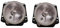 Kit Phares Feux Avant Glace Clair Pour VW Golf 2 H4 1983-1992