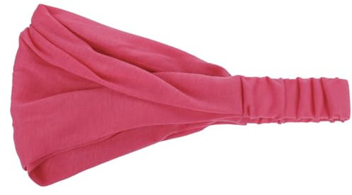 Lipodo Haarband Sportliches Bandana Kopftuch Einheitsgröße Frauen Frühjahr Sommer Fuchsia One Size