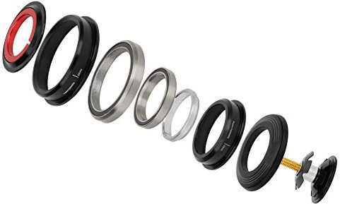 KIMISS Zs44 Zs56 E Bike Headset Lager CNC Zs44 Zs56 Aluminiumoy Bike Doublepose Externe Taper Headset Lager Forycle