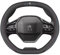 Auto Lenkradbezug, für Peugeot 208 2008 308 3008 508 5008 SW GT Schweißabsorbierend Verschleißfest Lenkradschutz Anti Rutsch Atmungsaktiv Lenkradhülle