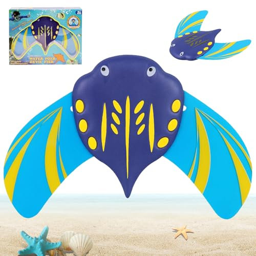 Jouets de Plongée sous Marins Poisson, sous marin Natation Jouet Poisson, Enfants Flottabilité Piscine Poisson D' Jouet, Jouet Poisson Diable Grand, Planeur sous Marin Piscine Jouets pour Enfants