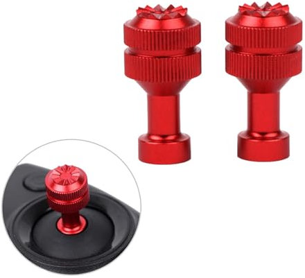 Gdraco Mavic Lot de 2 Mini télécommandes télescopiques en Aluminium pour DJI Mavic 2/Mavic Mini/Mavic Air - Accessoires pour Drones (Rouge)