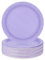 PARTY GO 100 Pcs 9 Paper Plates for Dinner and Dessert, Disposable Plates Party Supplies Pack for Graduation Holiday Wedding Birthday Party Baby Shower Decorations, Purple