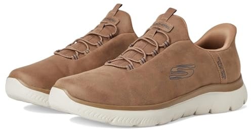 Skechers Herren Summits Korlo Hands Free Slip-in Sneaker, Whiskey, 42 EU