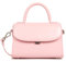 LANCASTER | Suave Even - Petit Sac à Main Refente de Cuir de Vachette Lisse Rose fumé