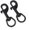 Karabinerhaken-Set mit Drehgelenk, Edelstahl, für Tauch- und Camping-Anwendungen (80 mm), 2 Stück