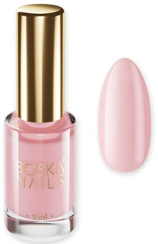 Boska Nails Smalto per unghie Apricata n. 664, classico, ad asciugatura rapida, di lunga durata, rosa delicato, 9 ml, lucido e coprente