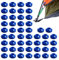 Oeillets pour Baches, 50 Pcs Oeillet pour Bache, Oeillets Plastique pour Baches, Oeillets pour Baches Plastique, pour Baches, Convient aux Tentes, Bâches de Piscine, Rideaux, Tapis de Sol