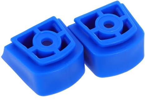 Gatuida Lot De 2 Freins De Patins à roulettes Garçon Et Filles Bleus en Caoutchouc 6 Mm, Pièces De Frein Universelles, Accessoires De Patinage pour Sécurité Et Freinage Rapide en Extérieur
